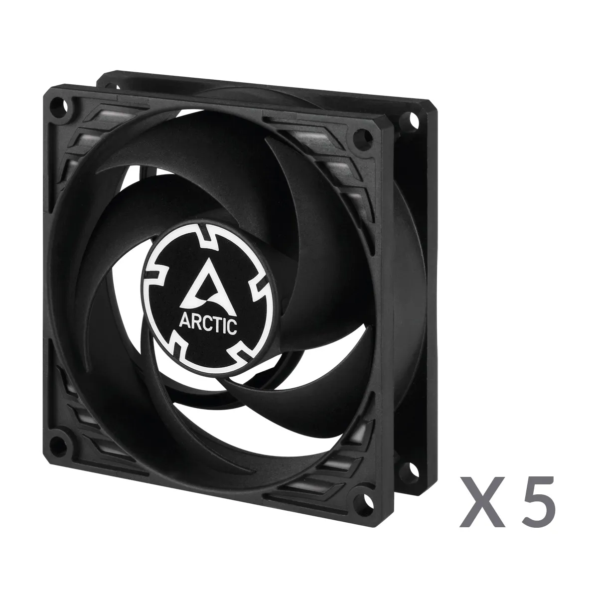 Arctic P8 PWM control and PST, 80mm - case fan, black, 5pcs