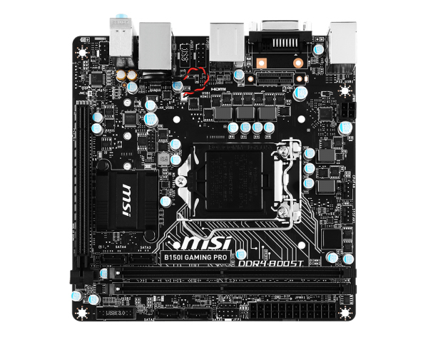 MSI B150I Gaming Pro, mini-ITX motherboard
