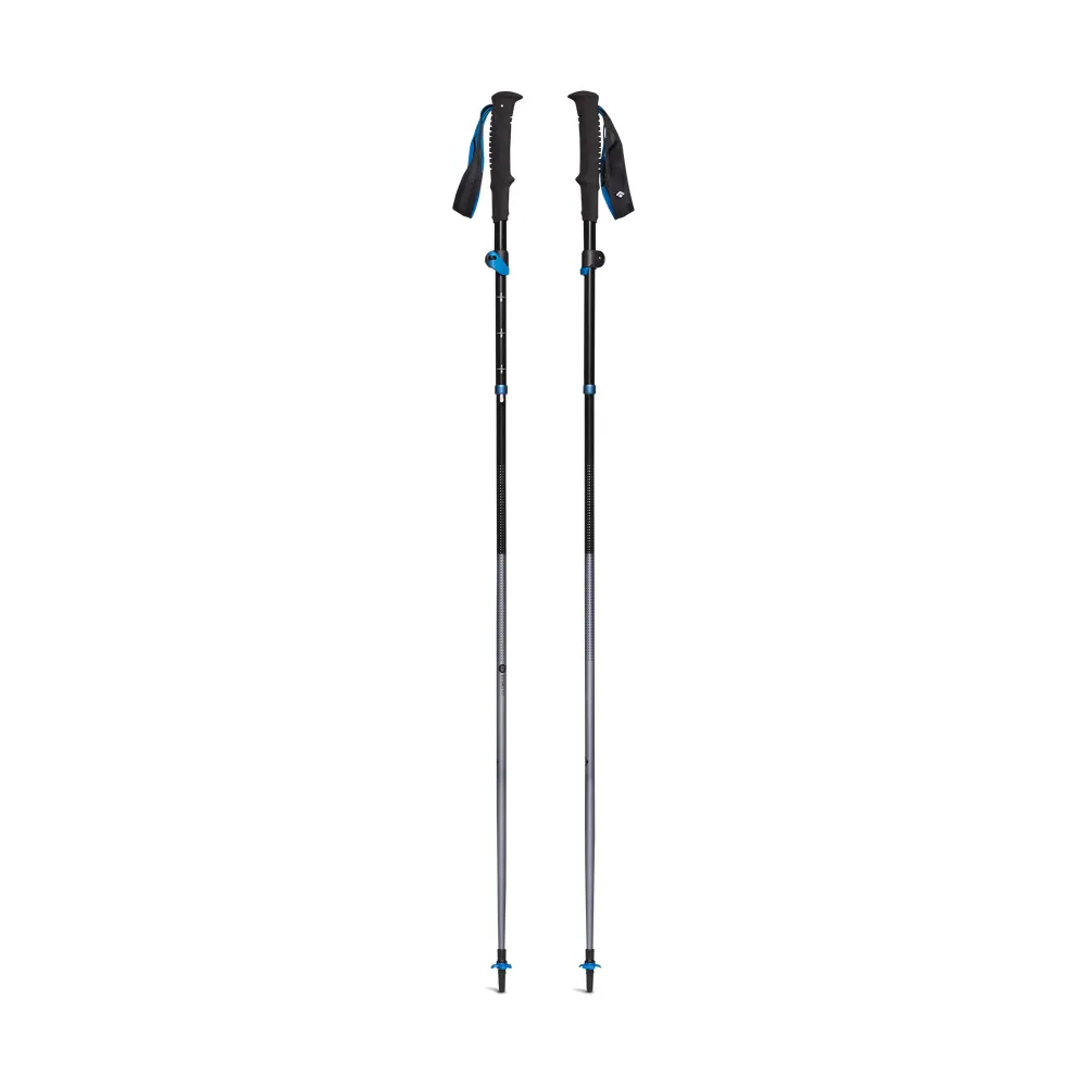 Black Diamond Trekking poles Distance FLZ, fitness equipment (grey, 1 pair, 140 cm)