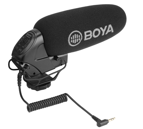 Boya super-cardioid shotgun -microphone