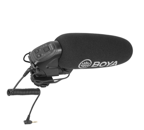 Boya super-cardioid shotgun -microphone