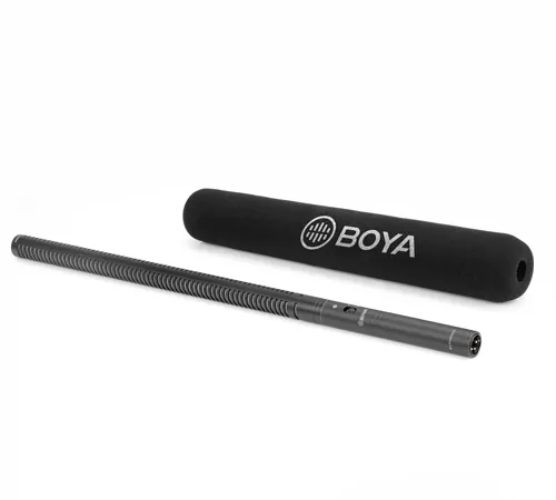 BOYA BY-PVM3000L, XLR, Condenser Shotgun Microphone, Black