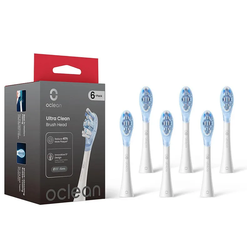 OCLEAN Brush Head Ultra Clean 6 Pack White