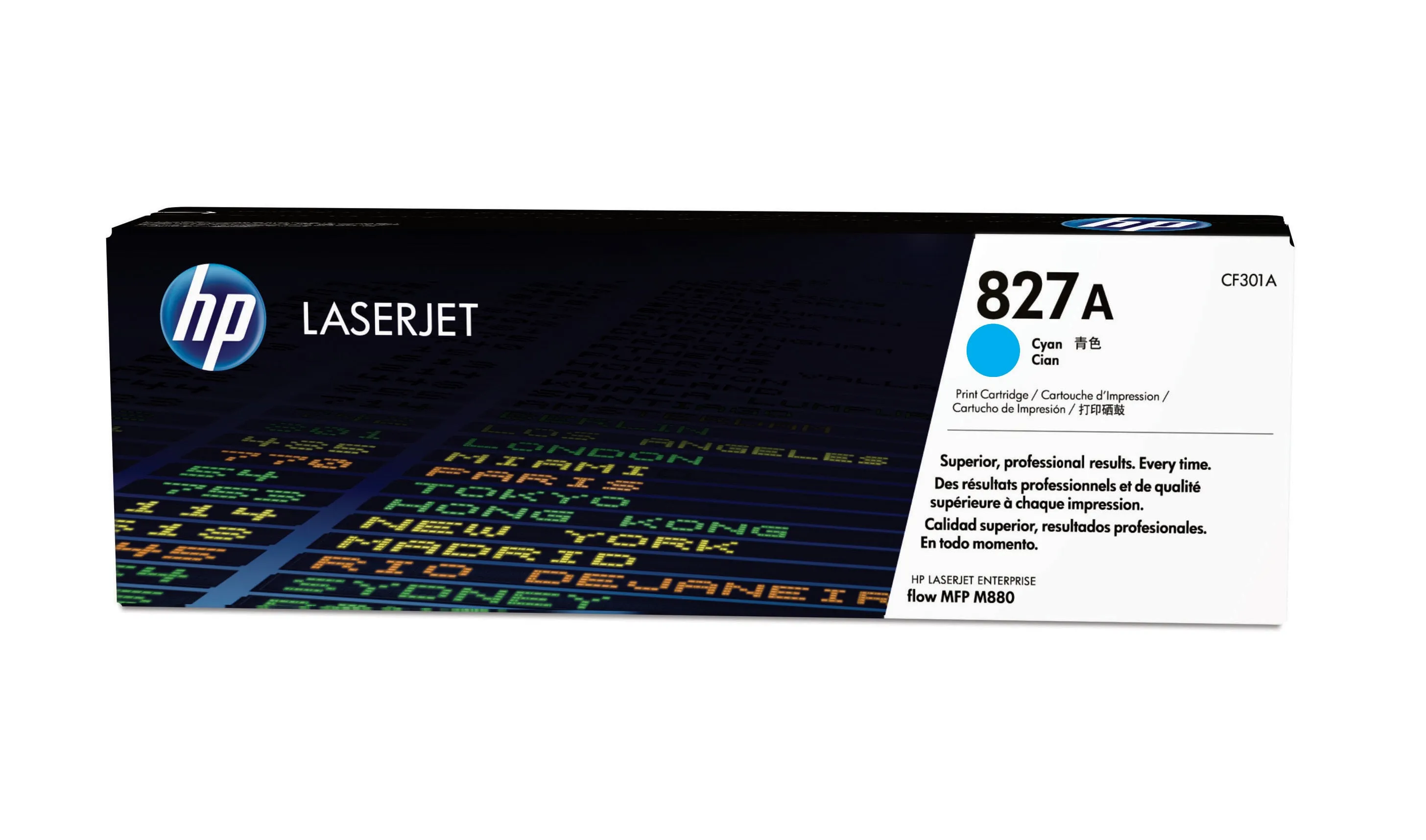 HP 827A - Sinivihre&auml; - alkuper&auml;inen - LaserJet - v&auml;riainekasetti (CF301A) malleihin LaserJet Enterprise Flow MFP M880, LaserJet Managed Flow MFP M880