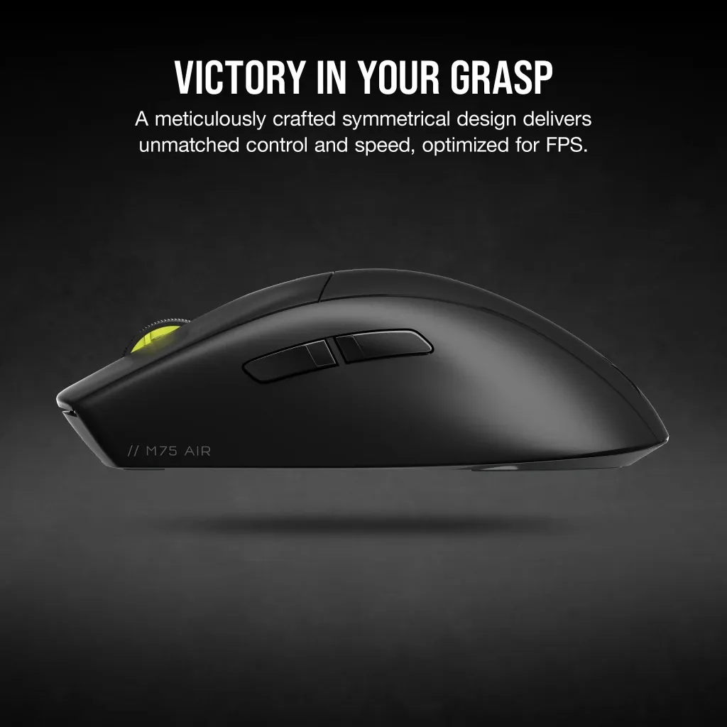 Corsair M75 AIR - wireless gaming mouse, black