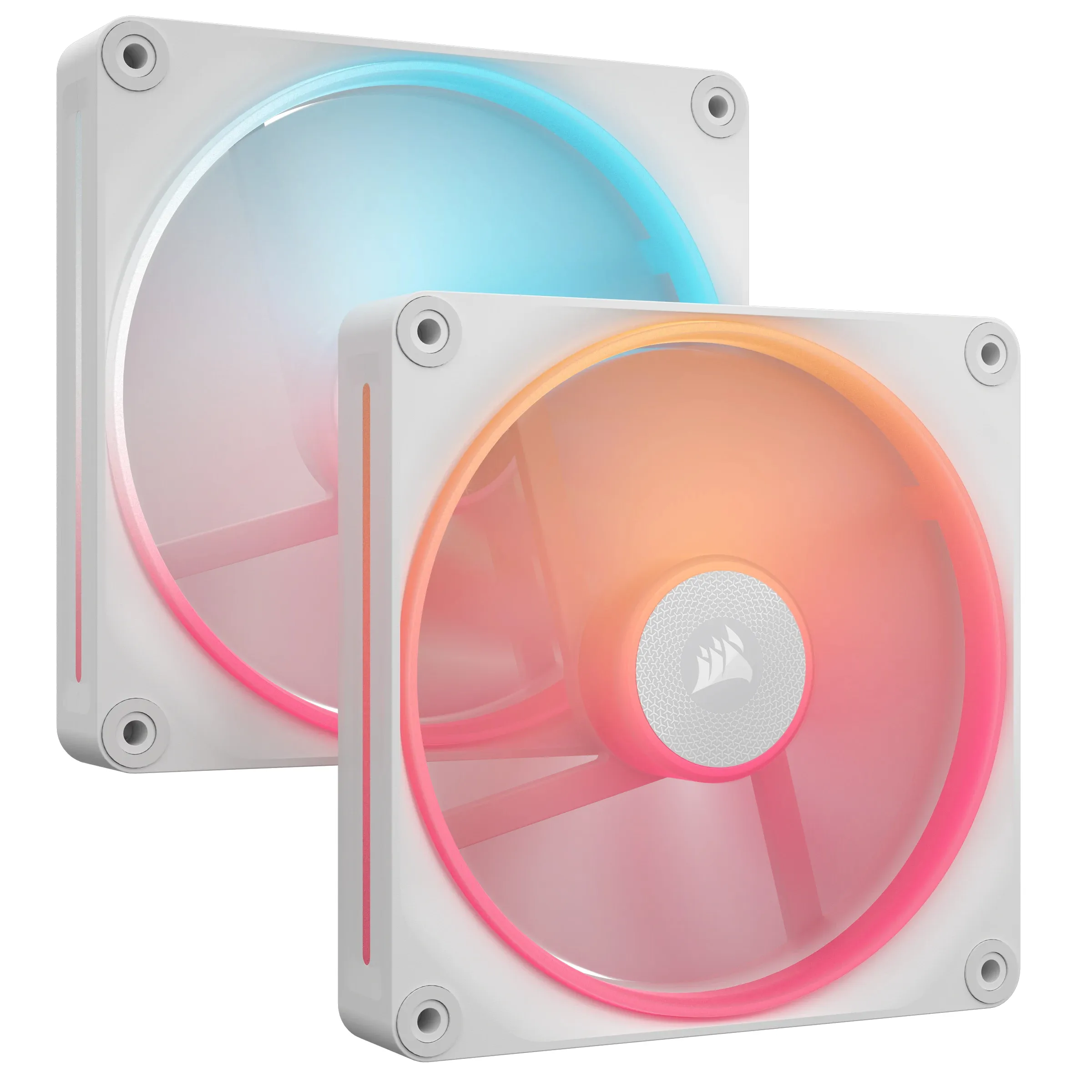 CORSAIR iCUE LINK LX140-R RGB, 140mm, White, 2-pack