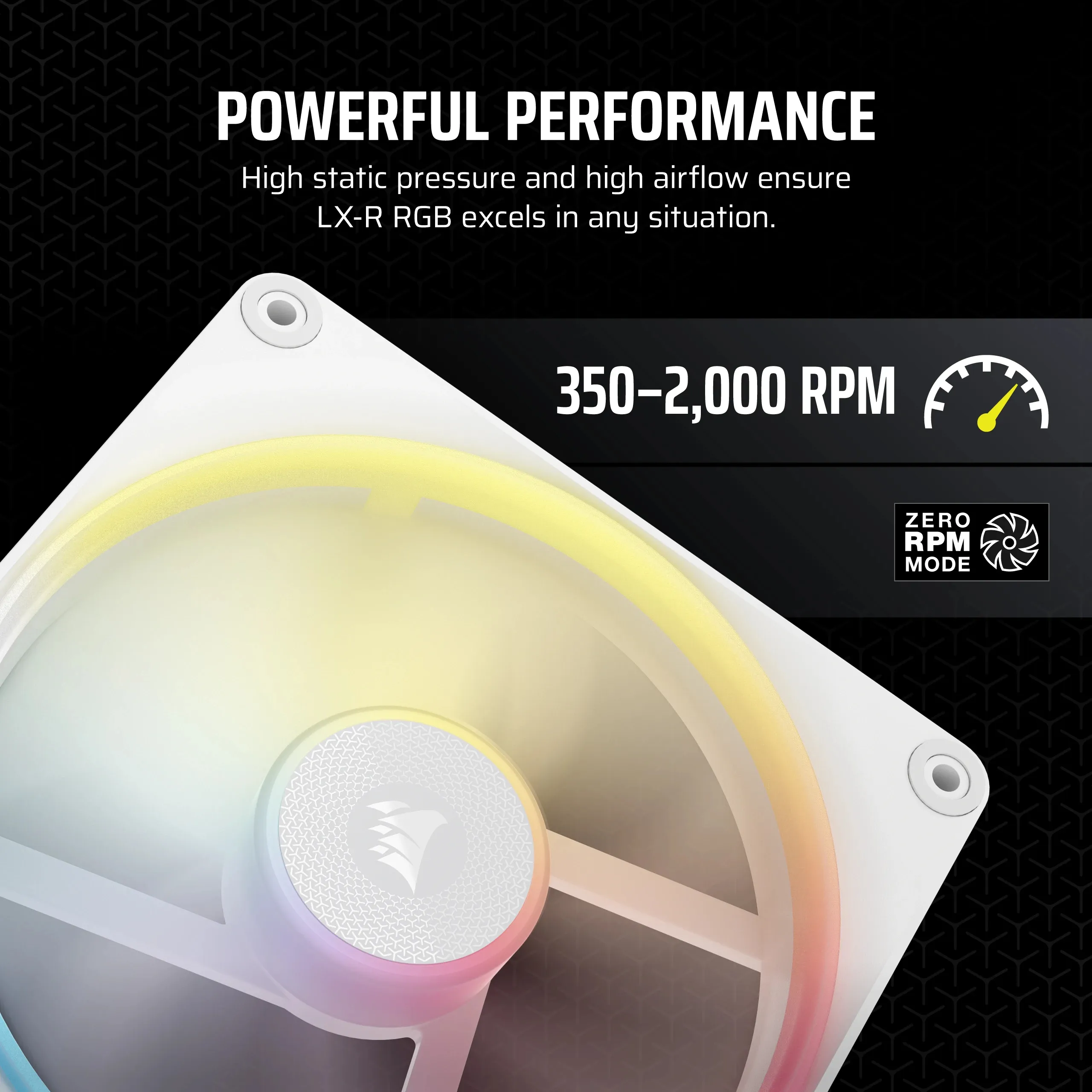 CORSAIR iCUE LINK LX140-R RGB, 140mm, White