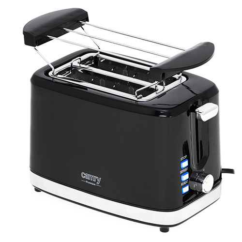 ADLER CR 3218 2-Slice Toaster, 900 Watt, Black