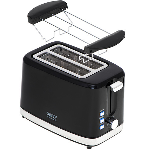 ADLER CR 3218 2-Slice Toaster, 900 Watt, Black