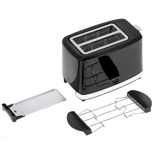ADLER CR 3218 2-Slice Toaster, 900 Watt, Black
