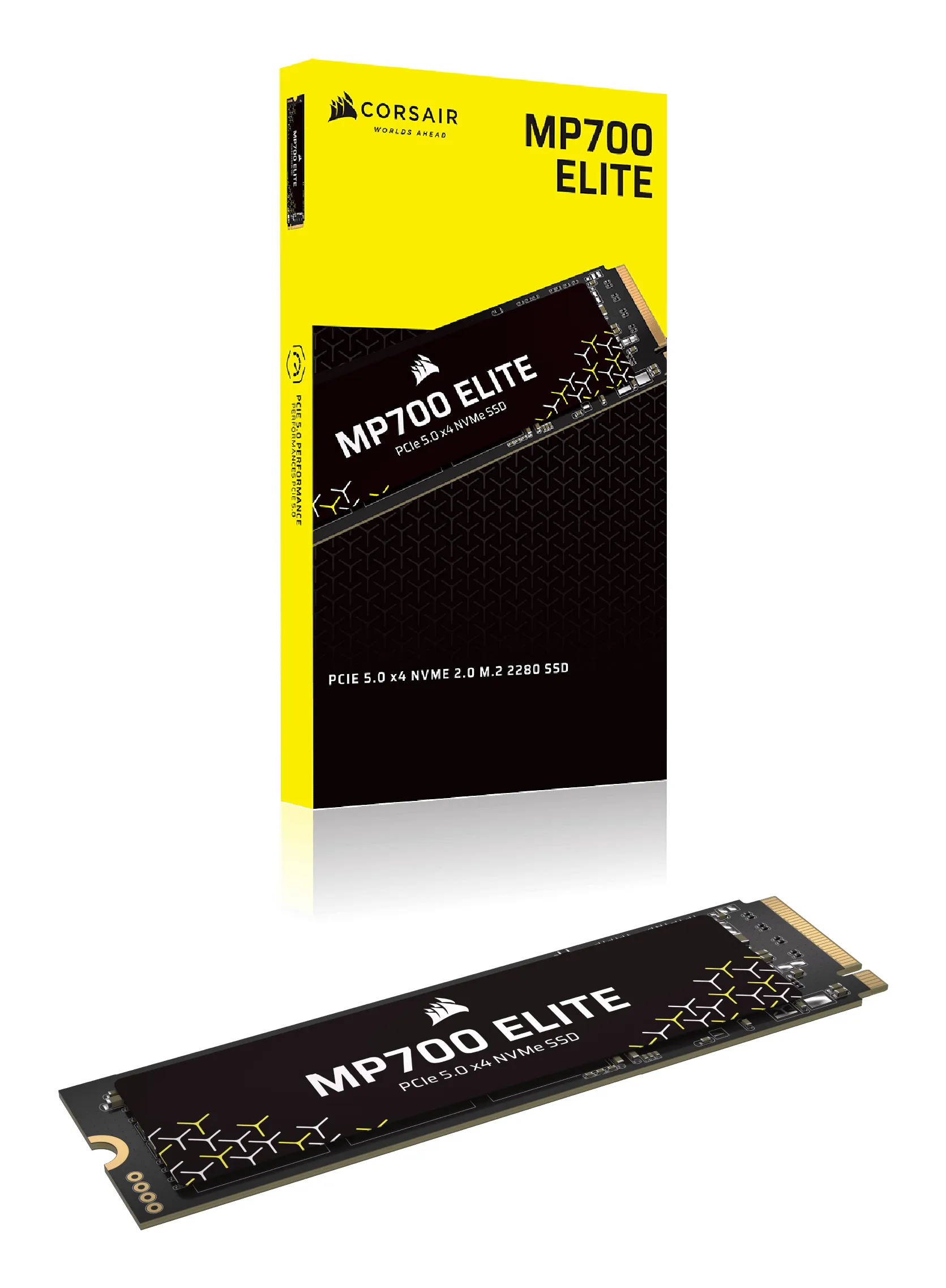 CORSAIR MP700 ELITE 2TB M.2 NVMe PCIe Gen. 5 x4 SSD no heatsink