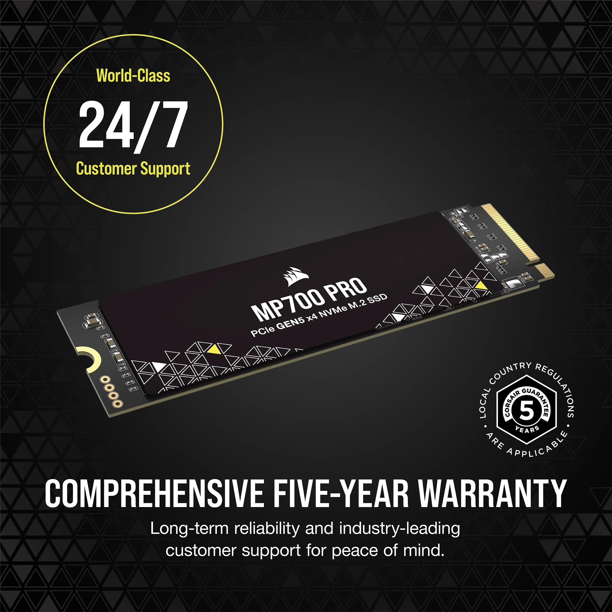 Corsair MP700 PRO 1TB M.2 PCIe 5.0 NVMe SSD