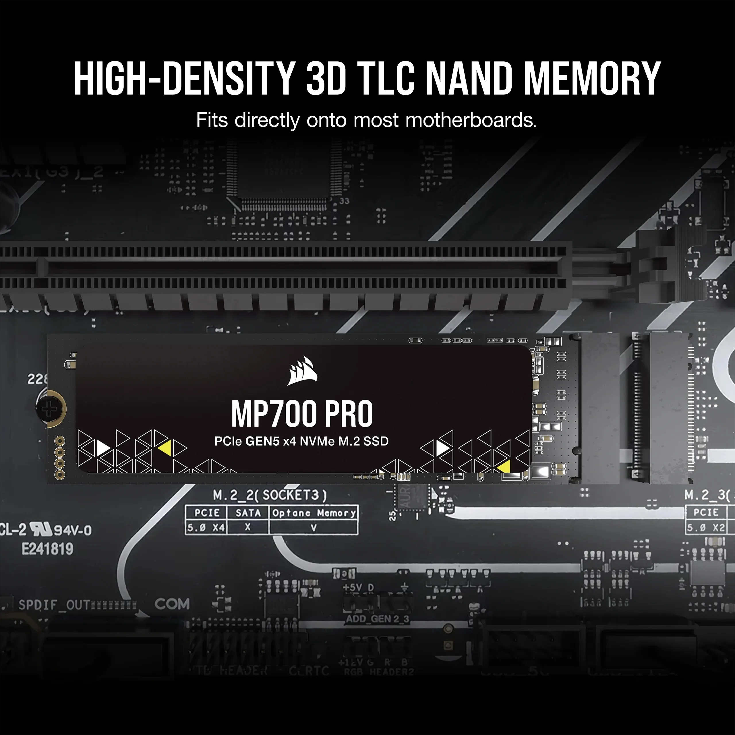Corsair MP700 PRO 1TB M.2 PCIe 5.0 NVMe SSD