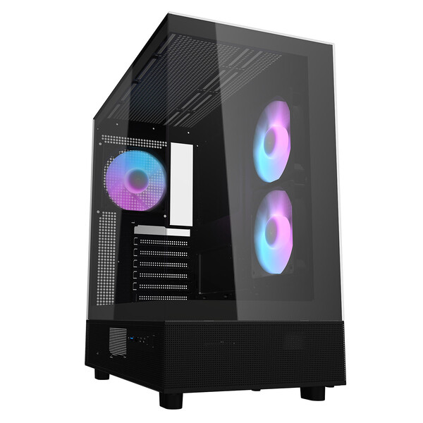 Darkflash DPX90 Midi-Tower Case with window, Black
