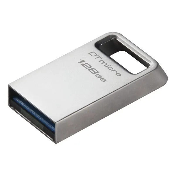 Kingston DataTraveler Micro USB 3.2 Gen 1 128GB memory stick, Silver