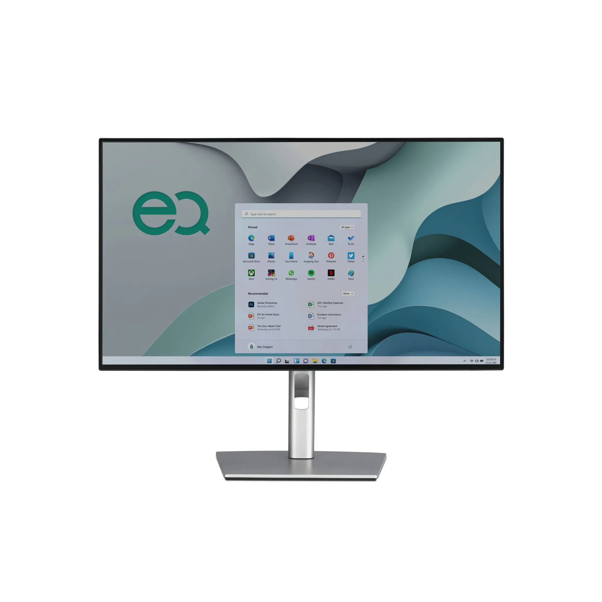 Kensington EQ 2-way 23.8" Touchscreen universellt sekretessfilter, 16:9