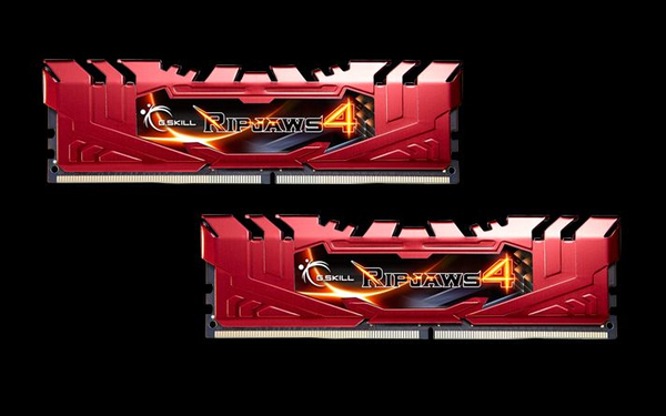 G.Skill DDR4 8GB 2666 Kit Red F4-2666C15D-8GRR - Ripjaws 4