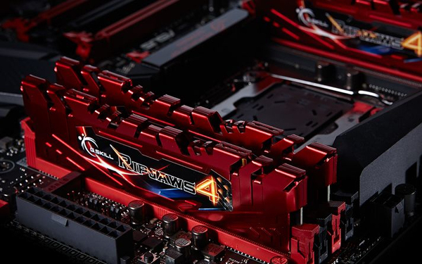 G.Skill DDR4 8GB 2666 Kit Red F4-2666C15D-8GRR - Ripjaws 4
