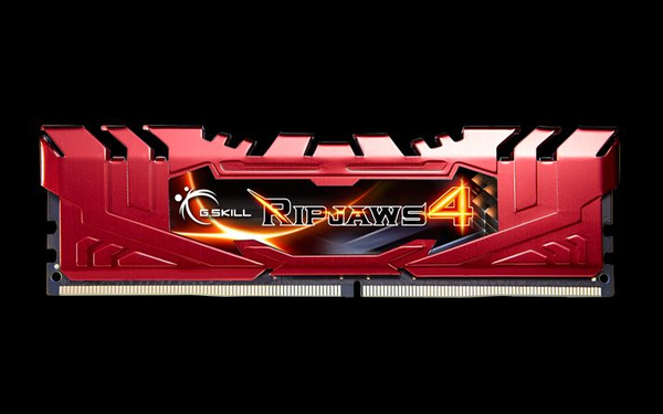 G.Skill DDR4 8GB 2666 Kit Red F4-2666C15D-8GRR - Ripjaws 4