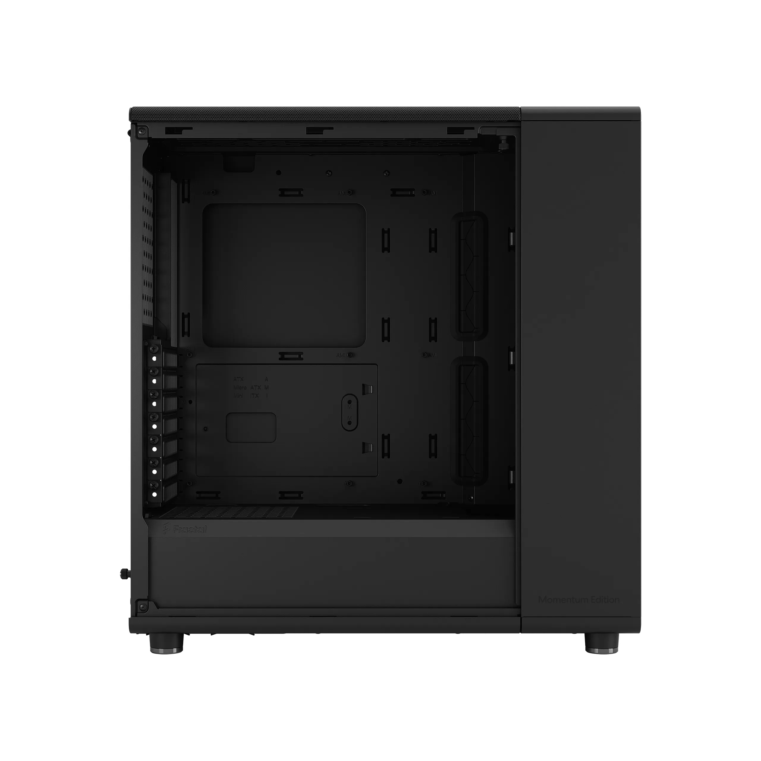 Fractal Design North Momentum Edition -miditornikotelo ikkunalla, musta