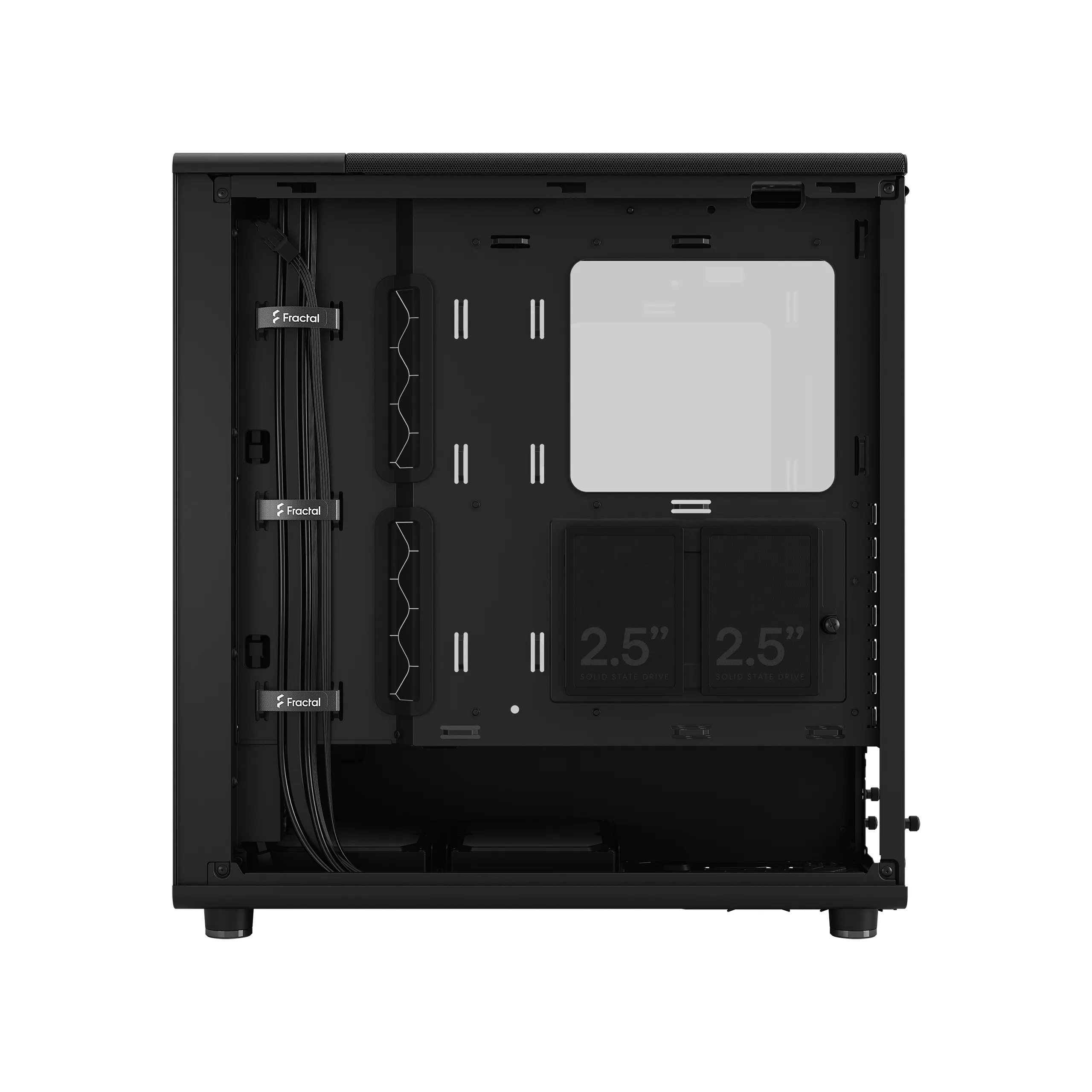 Fractal Design North Momentum Edition -miditornikotelo ikkunalla, musta