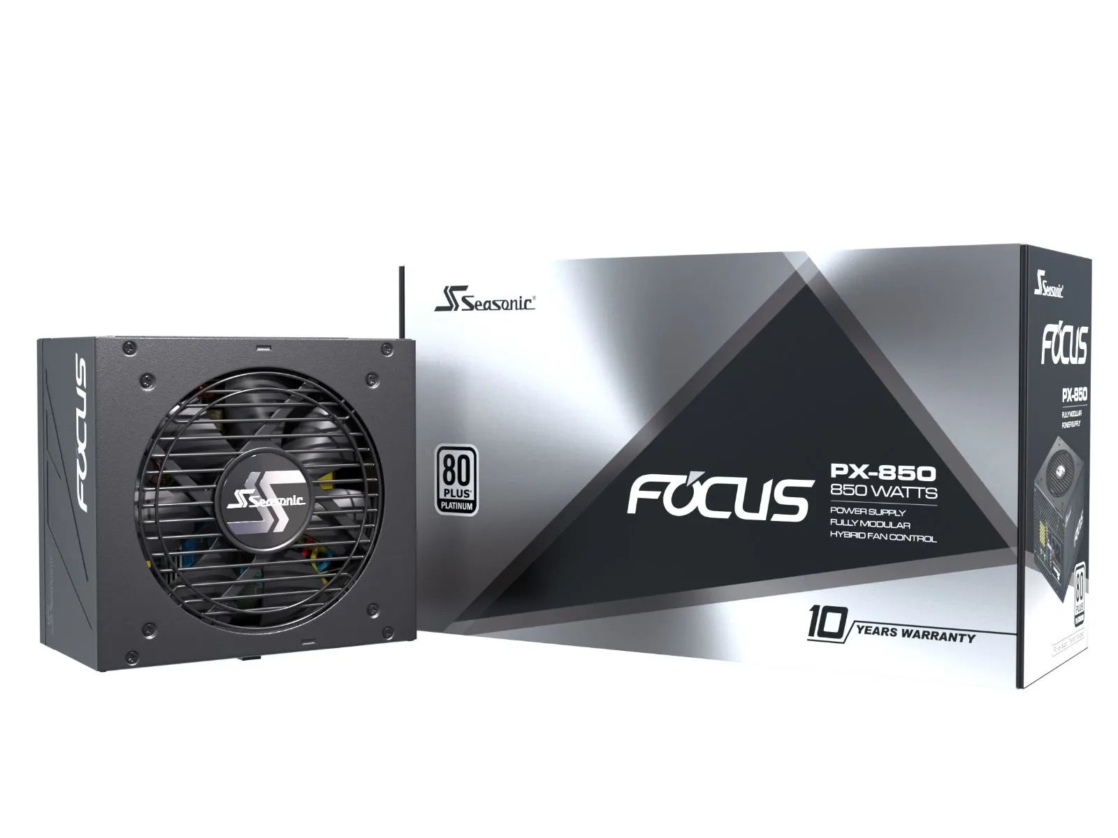 Seasonic Focus PX 850W -virtal&auml;hde, 80 Plus Platinum