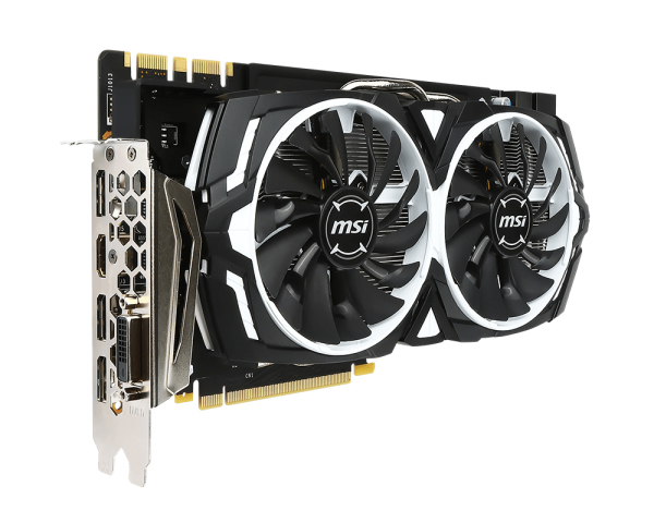 MSI GeForce GTX 1080 ARMOR 8GB OC -n&auml;yt&ouml;nohjain