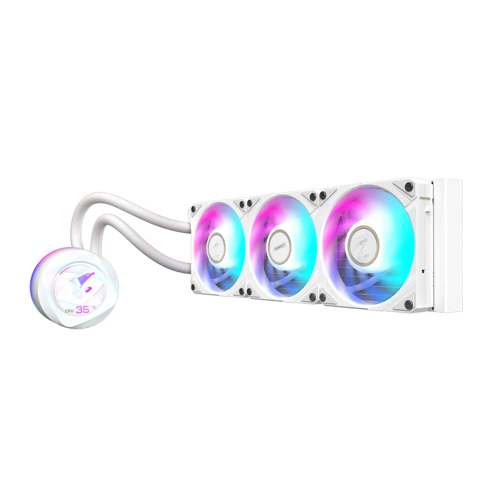 Gigabyte Aorus Waterforce X II 360 ICE LCD+ARGB Magnetic Quick Connet Fans - v&auml;tskekylare