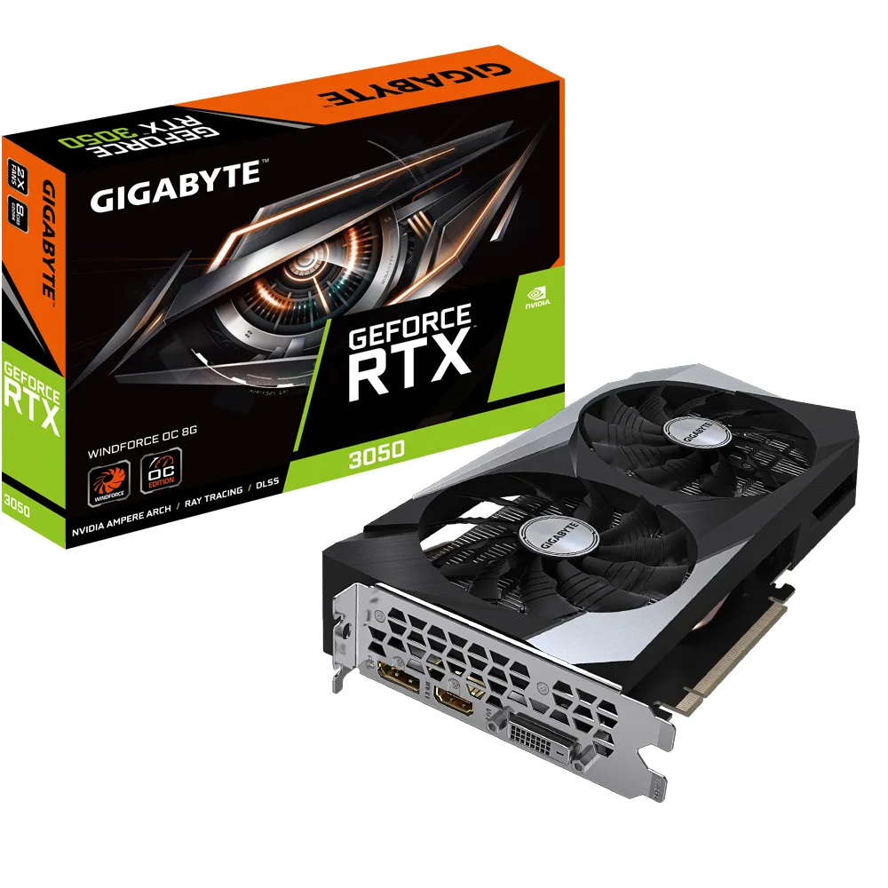 Gigabyte GeForce RTX 3050 WINDFORCE OC 8G - graphics card