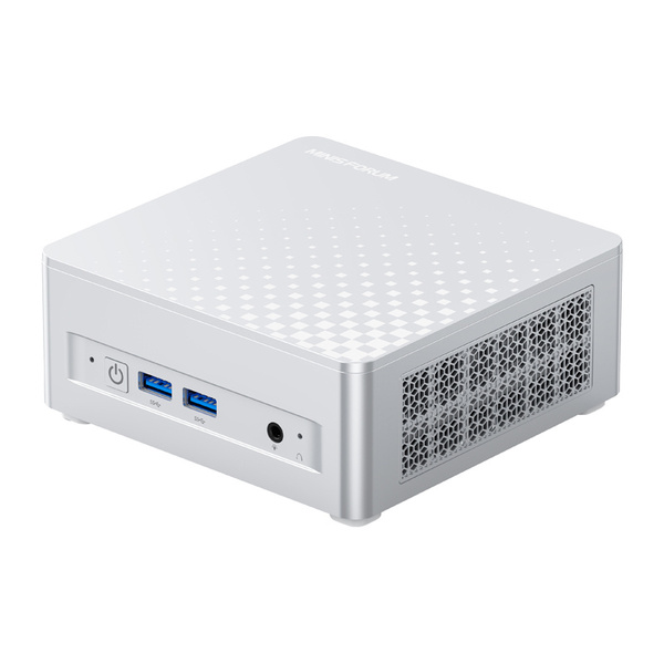 MINIS FORUM M1 Plus i5-12600H, 16 Gt, 512 Gt, Win 11 Pro -minitietokone, valkoinen