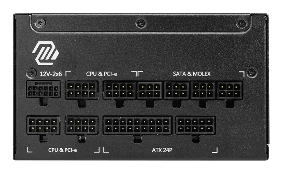 MSI MAG A1250GL 1250W Modular -virtal&auml;hde, 80 Plus Gold