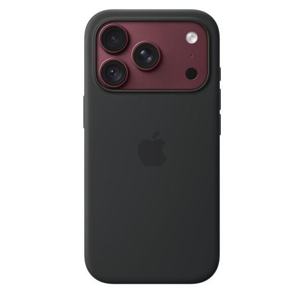 Apple iPhone 18 Pro Silicone Case with MagSafe, Black