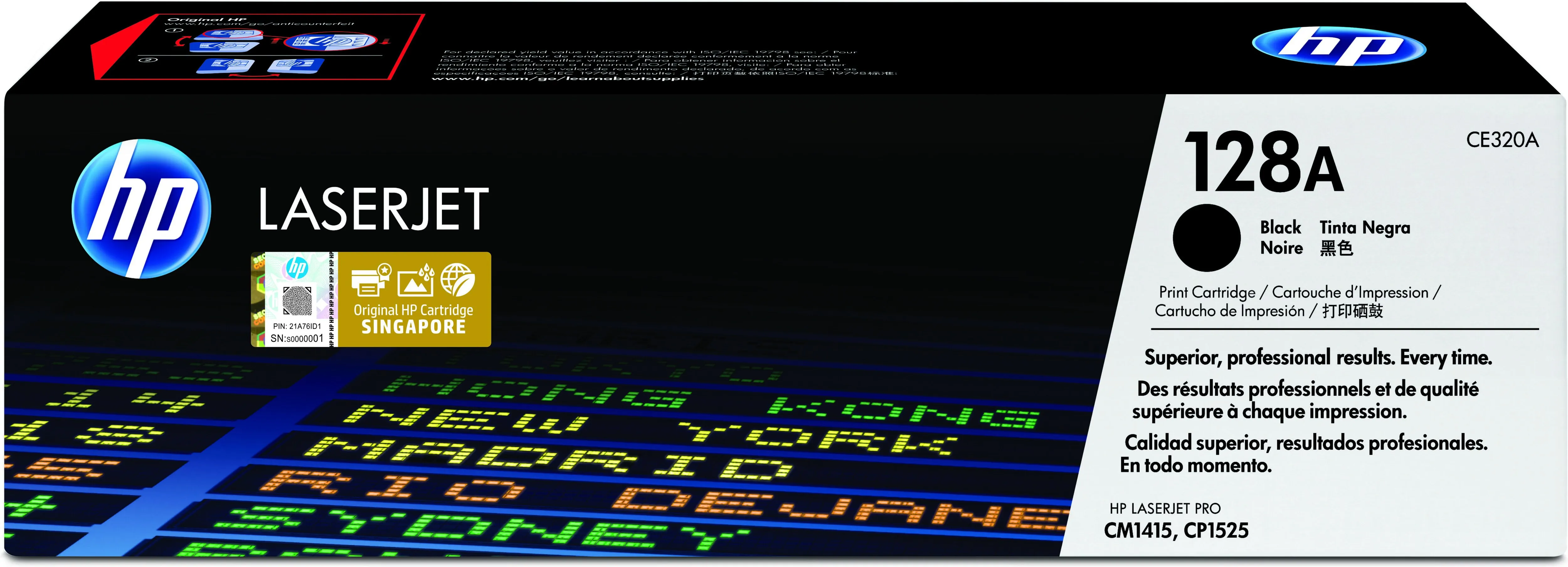 HP 128A toner cartridge, Black