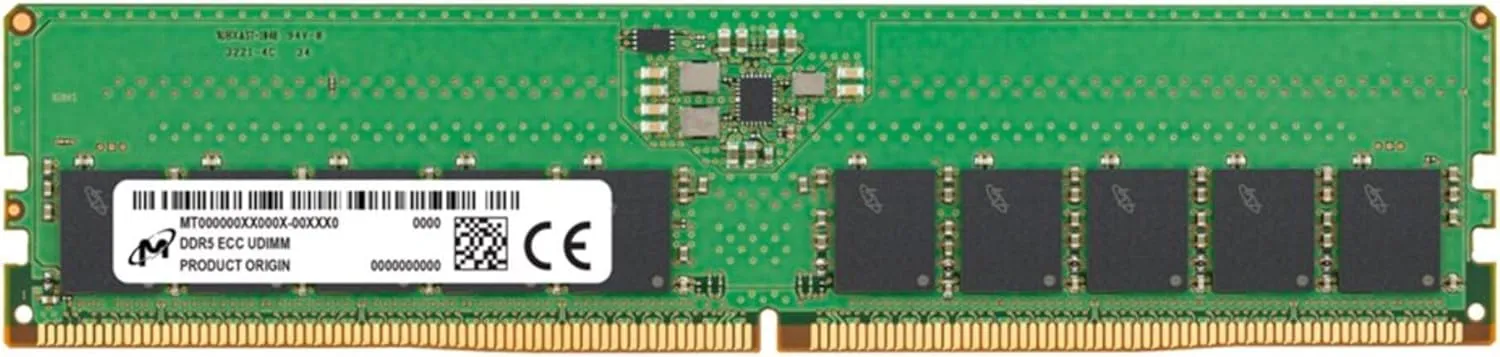 DDR5 ECC UDIMM 16GB 1Rx8 5600
