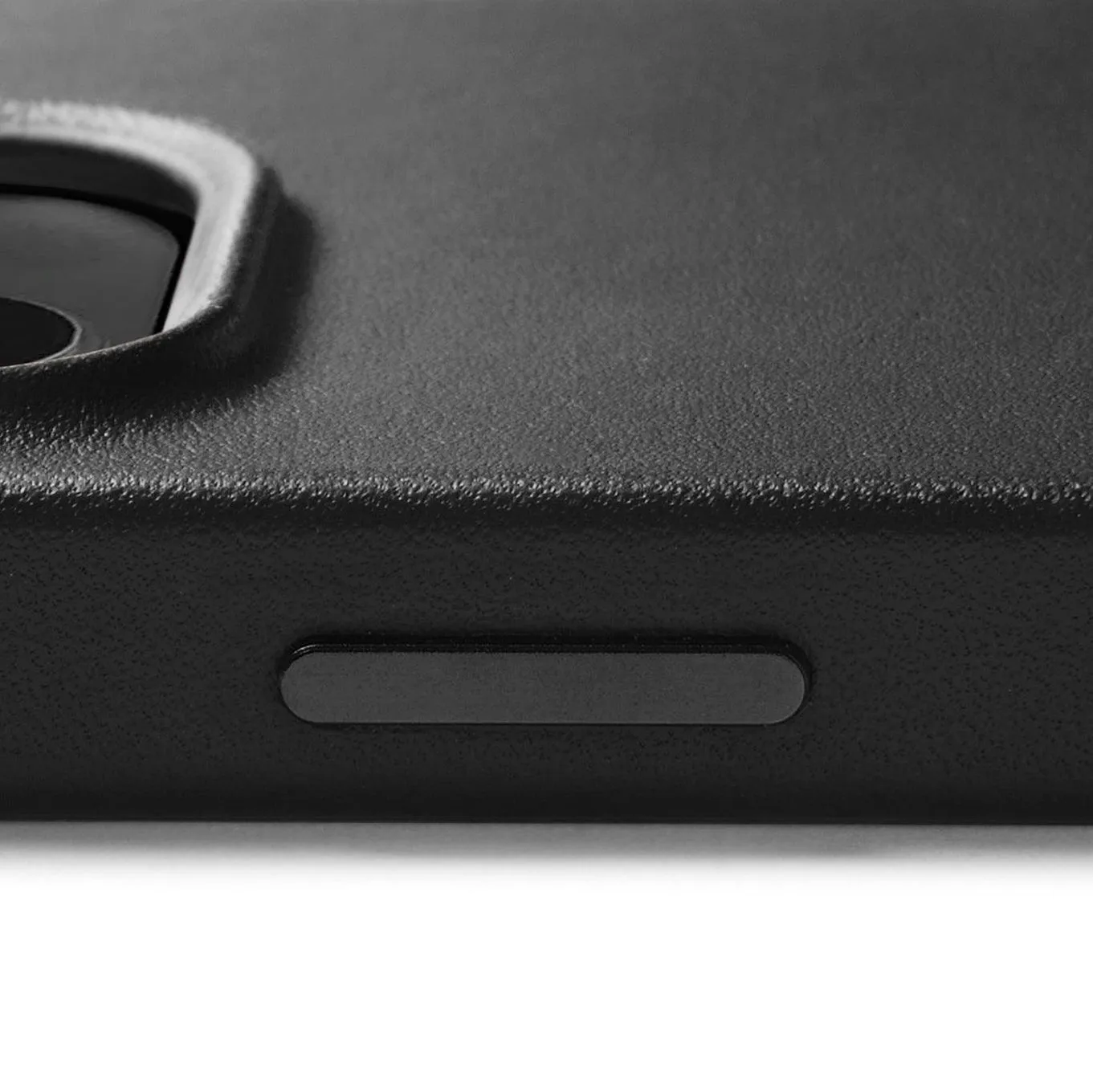Mujjo Full Leather Case, iPhone 14 Plus, MagSafe -suojakuori, Musta