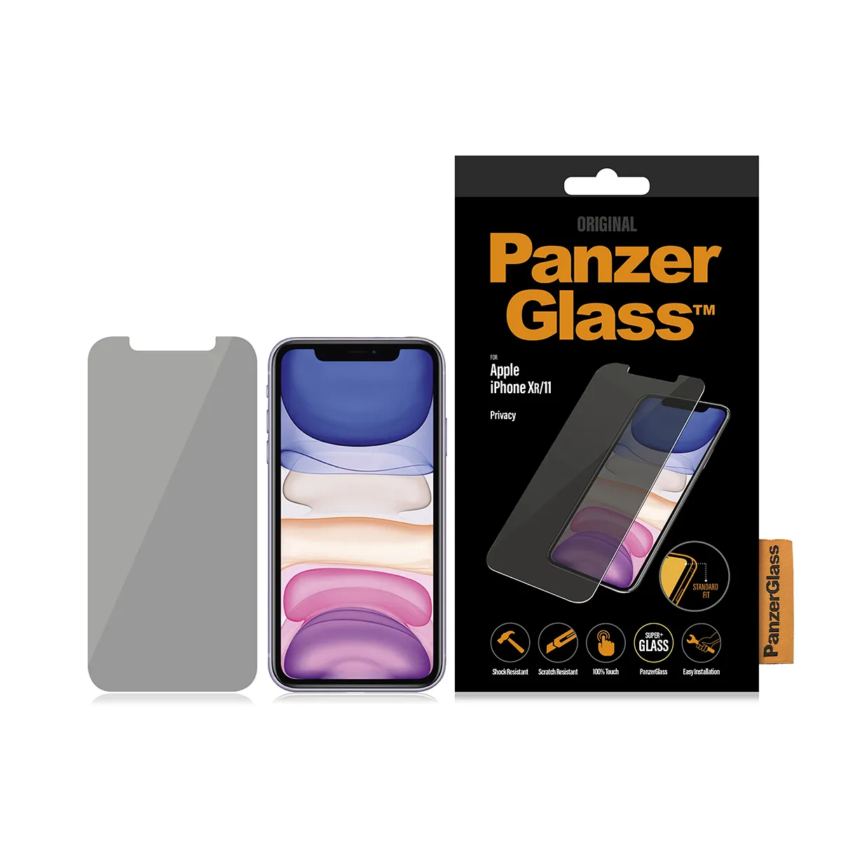 PanzerGlass Privacy Glass, iPhone XR - Screen Glass