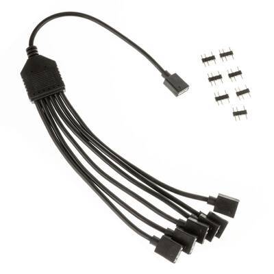 3-pin 1-6 ARGB - splitter cable, 30cm