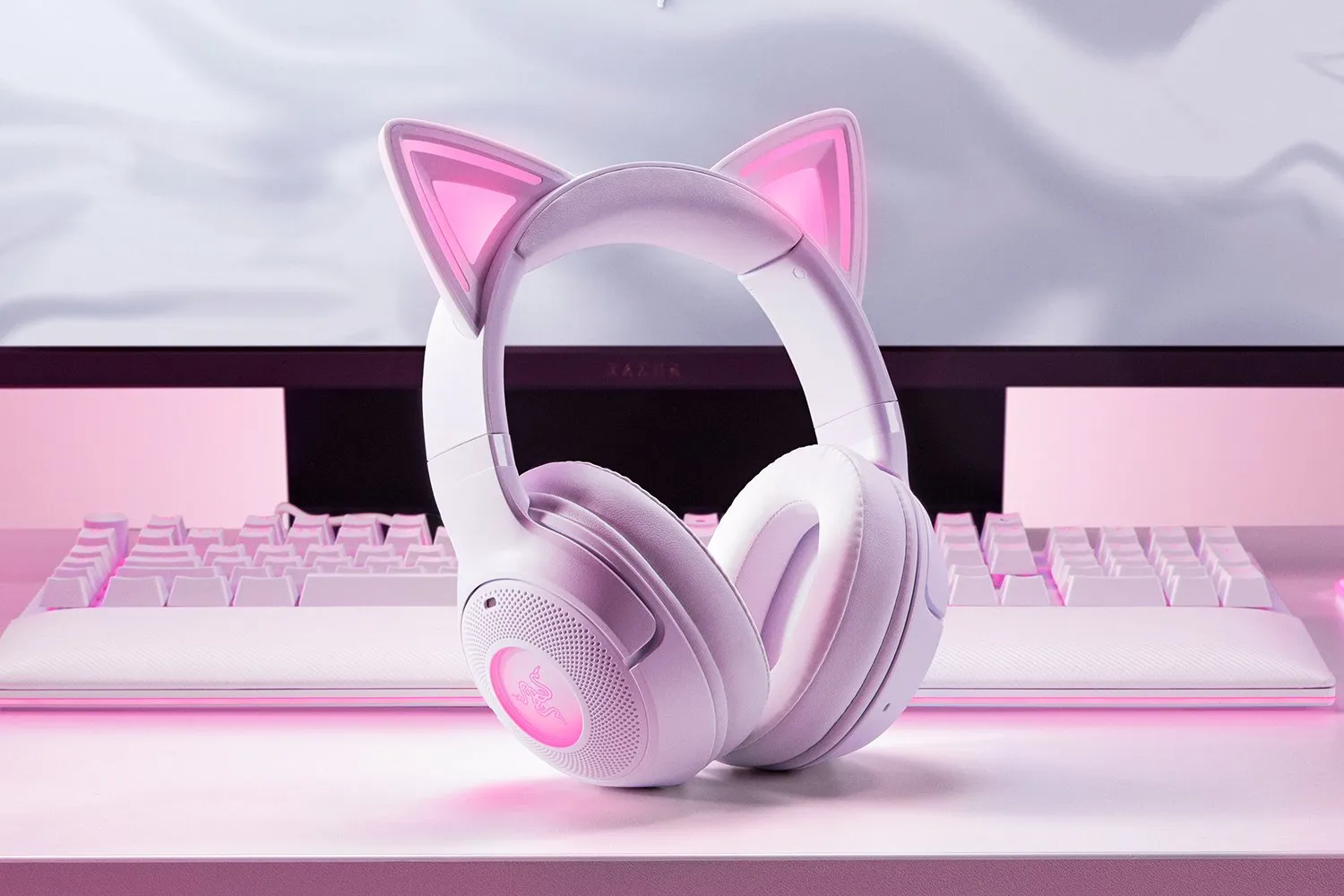 Razer Kraken Kitty V2 BT -langaton pelikuulokemikrofoni, musta