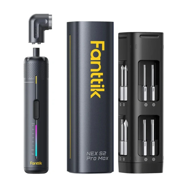 FANTTIK S2 Pro Max Cordless Electric Screwdriver, Black