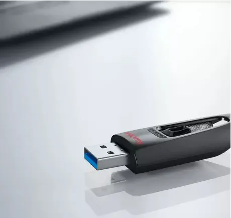 SanDisk 64 Gt Ultra USB 3.0 -muistitikku, Musta (3kpl)