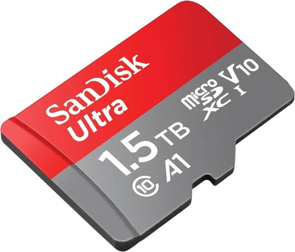 SanDisk Ultra PLUS 1.5TB MicroSDXC UHS-I card