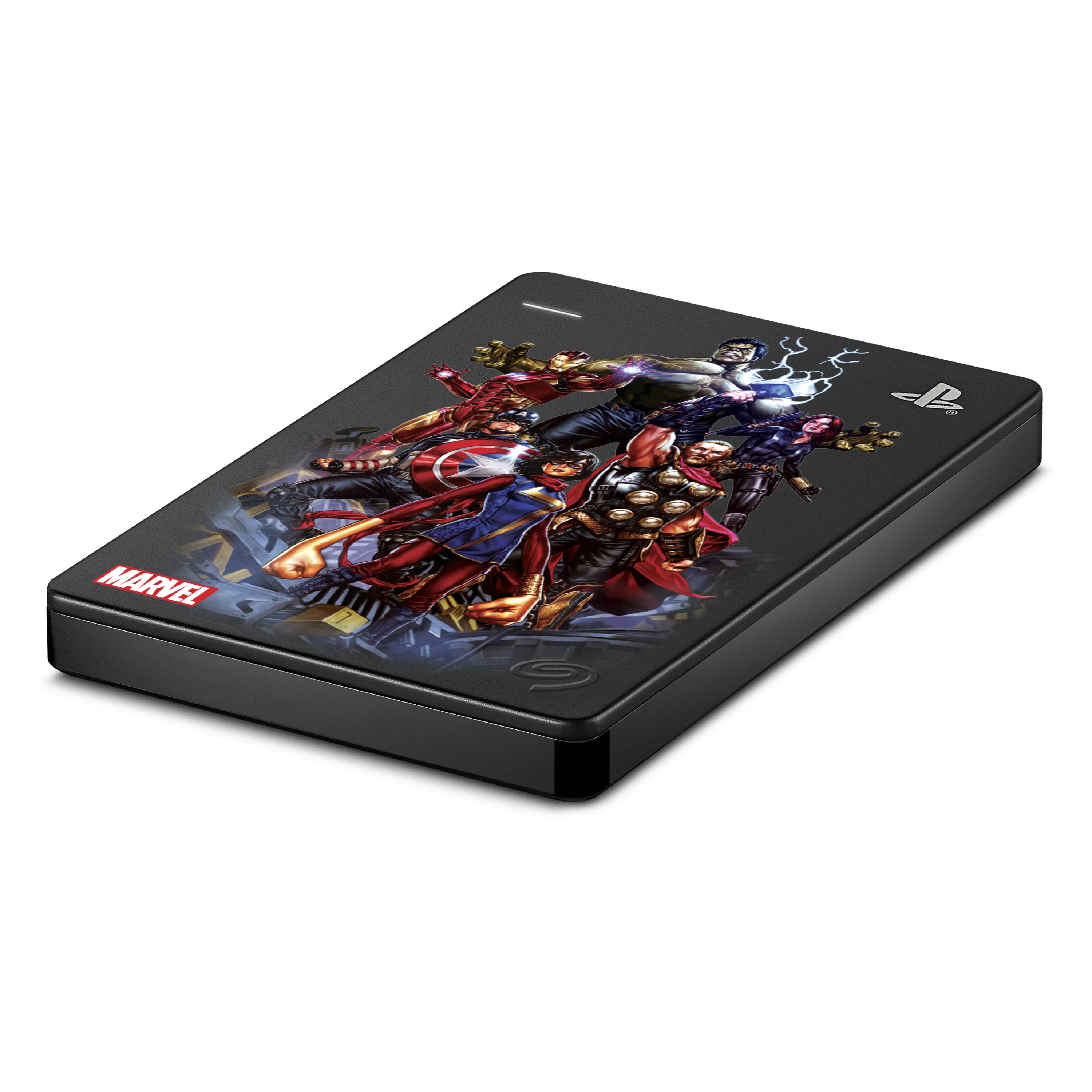 Seagate Game Drive PS4 2TB - External HDD, Black (Captain America)
