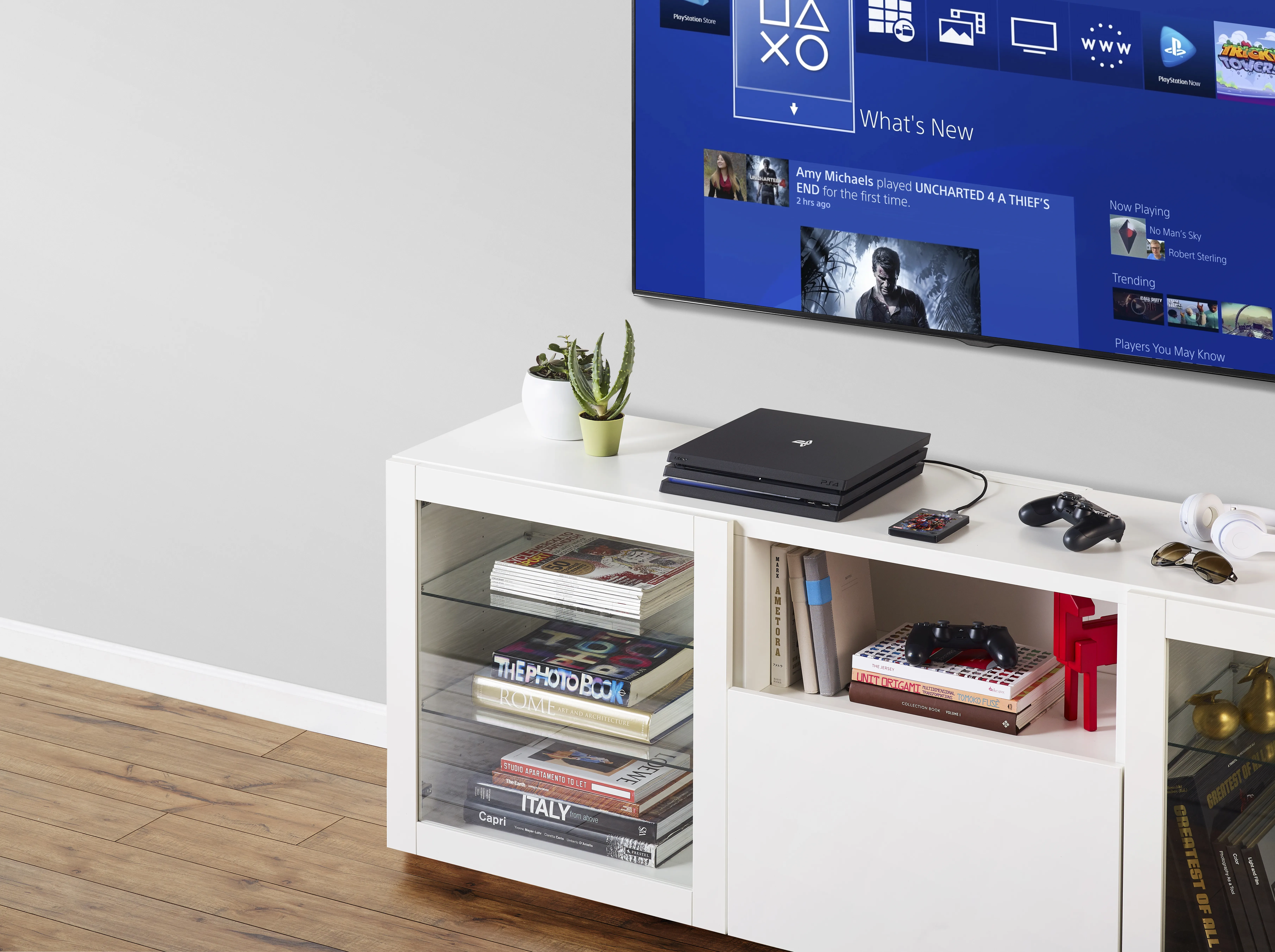 Seagate Game Drive PS4 2TB - External HDD, Black (Captain America)