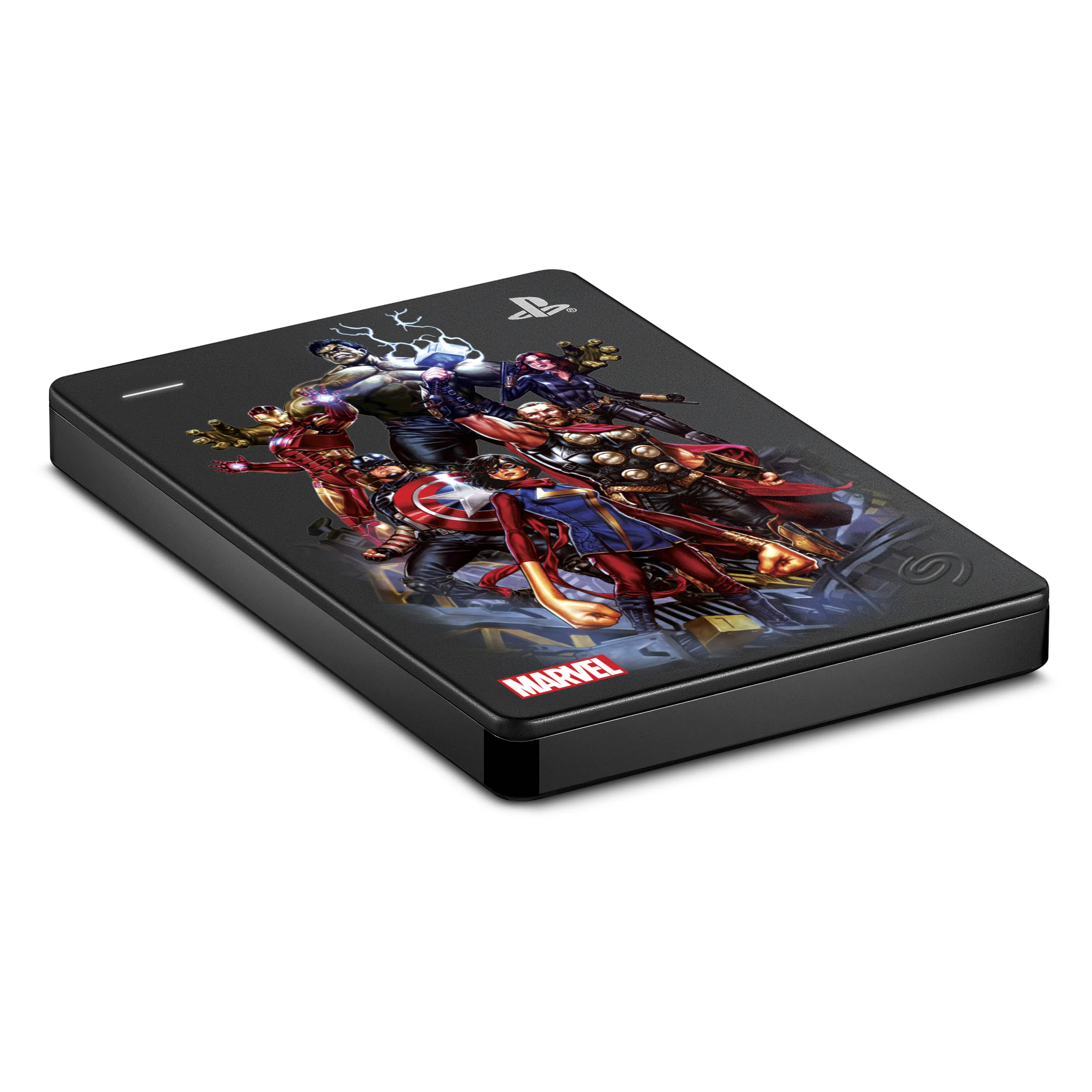 Seagate Game Drive PS4 2TB - External HDD, Black (Captain America)