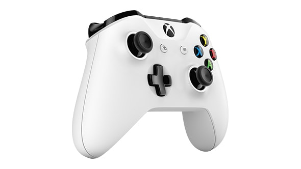 MS Xbox One S Wireless Controller White (Xbox One &amp; WIN 10, Bluetooth)