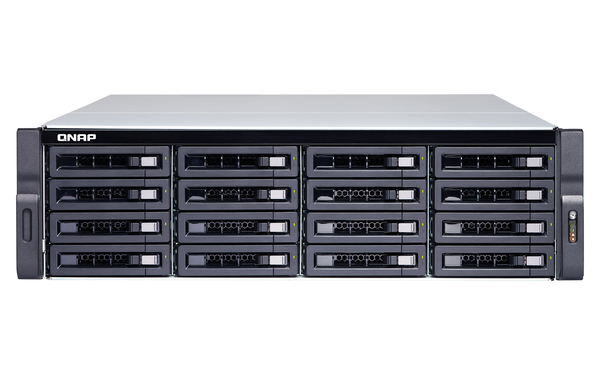 QNAP TS-1673U-RP-8G 16-bay rackmount NAS AMD RX-421ND 4-core 2.1GHz up to 3.4GHz 8GB DDR4 RAM (max 64GB) 2 x M.2 22802260 SATA 6Gbs