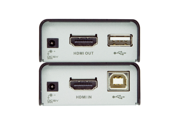ATEN HDMI ja USB-jatke Ethernet-kaapeliin, 3D, 60m, HDCP, musta