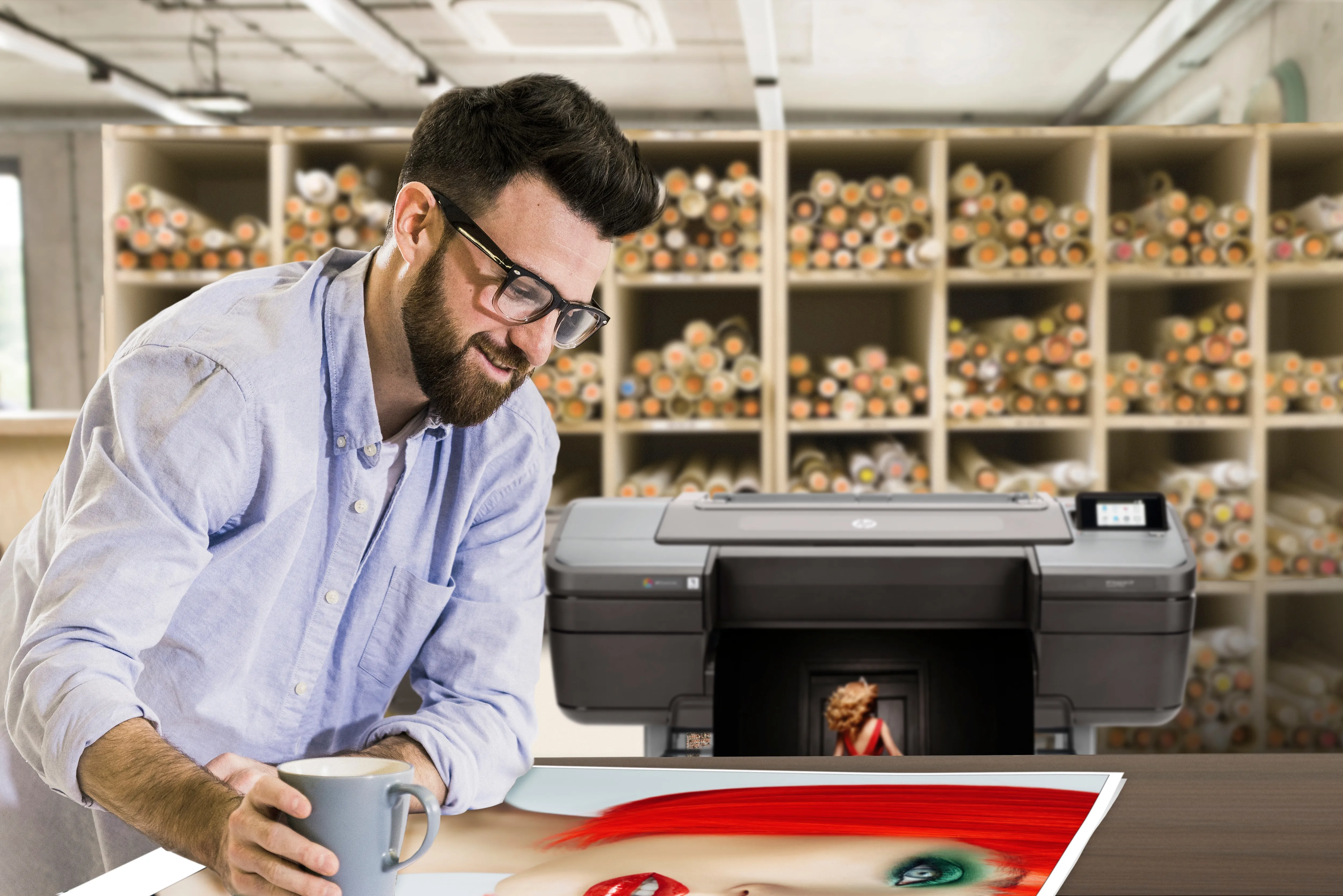 HP DesignJet Z9+24-in PostScript Printe