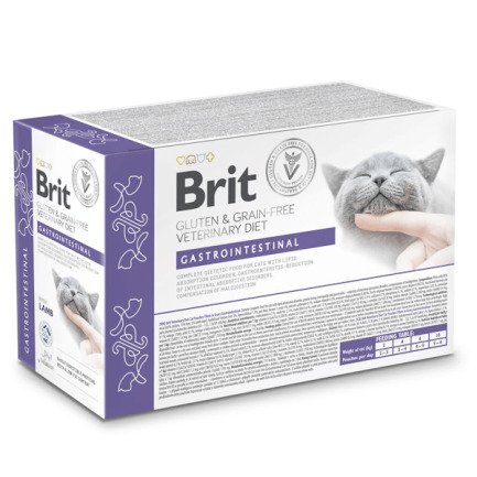 Brit Veterinary Diet Gastrointestinal Salmon, Kissan m&auml;rk&auml;ruoka, Adult, 200 g