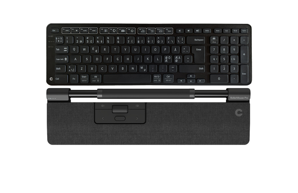 Contour RollerMouse Pro Slim -langaton hiiriohjain + Balance -langaton n&auml;pp&auml;imist&ouml;